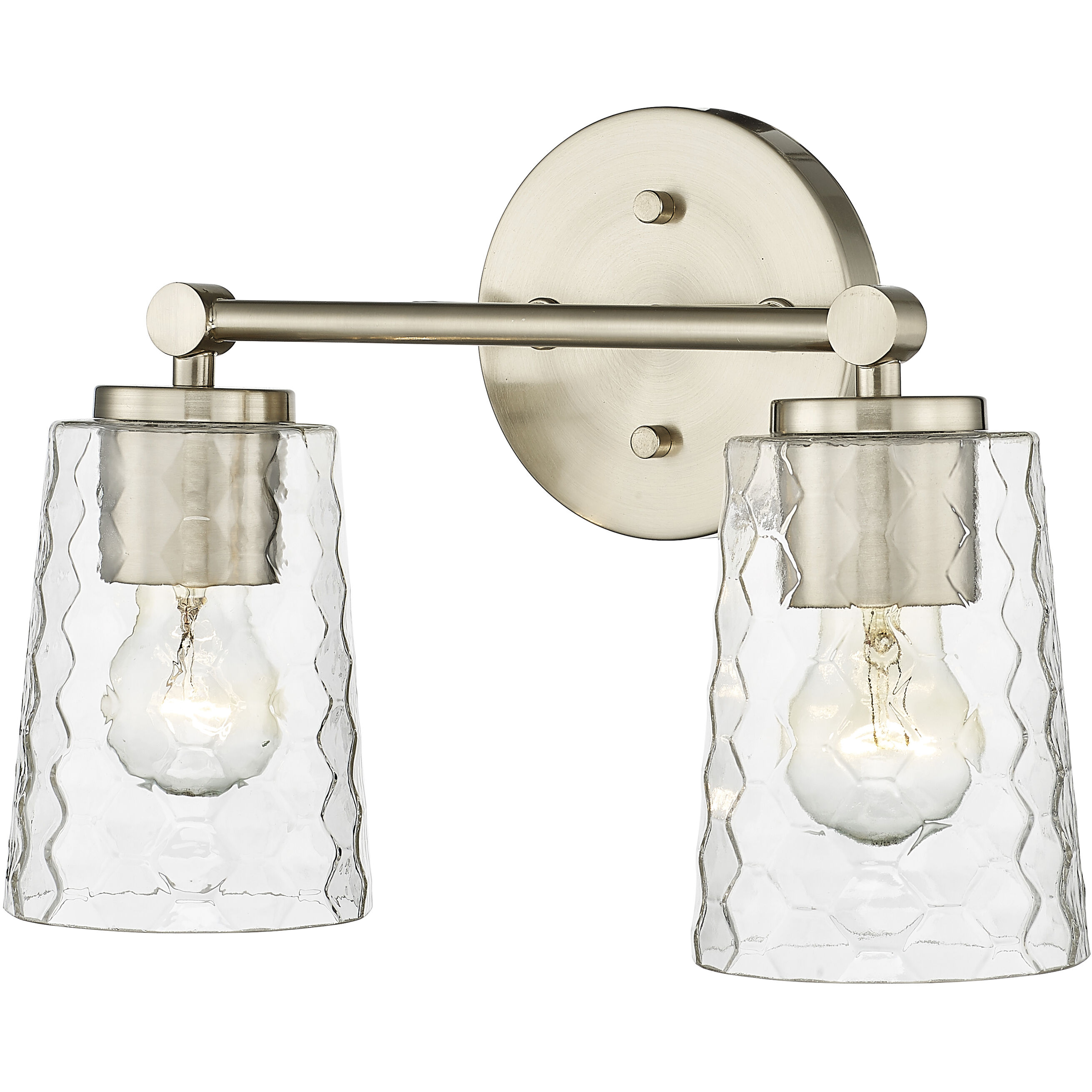 Ashli 2 Light 13.5 inch Modern Gold Bathroom Vanity Light Wall Light